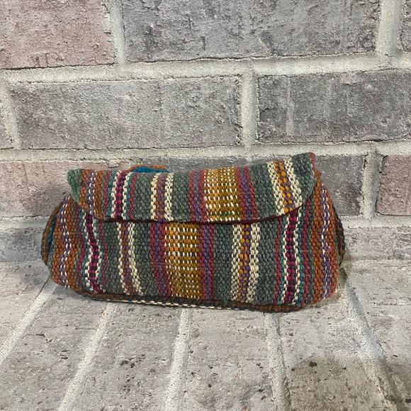 Multicolor Striped Women's Clutch - Picture 2 of 6